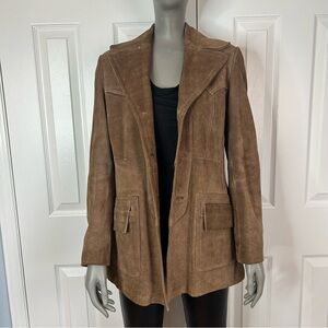 Brown Suede Women's Jacket
